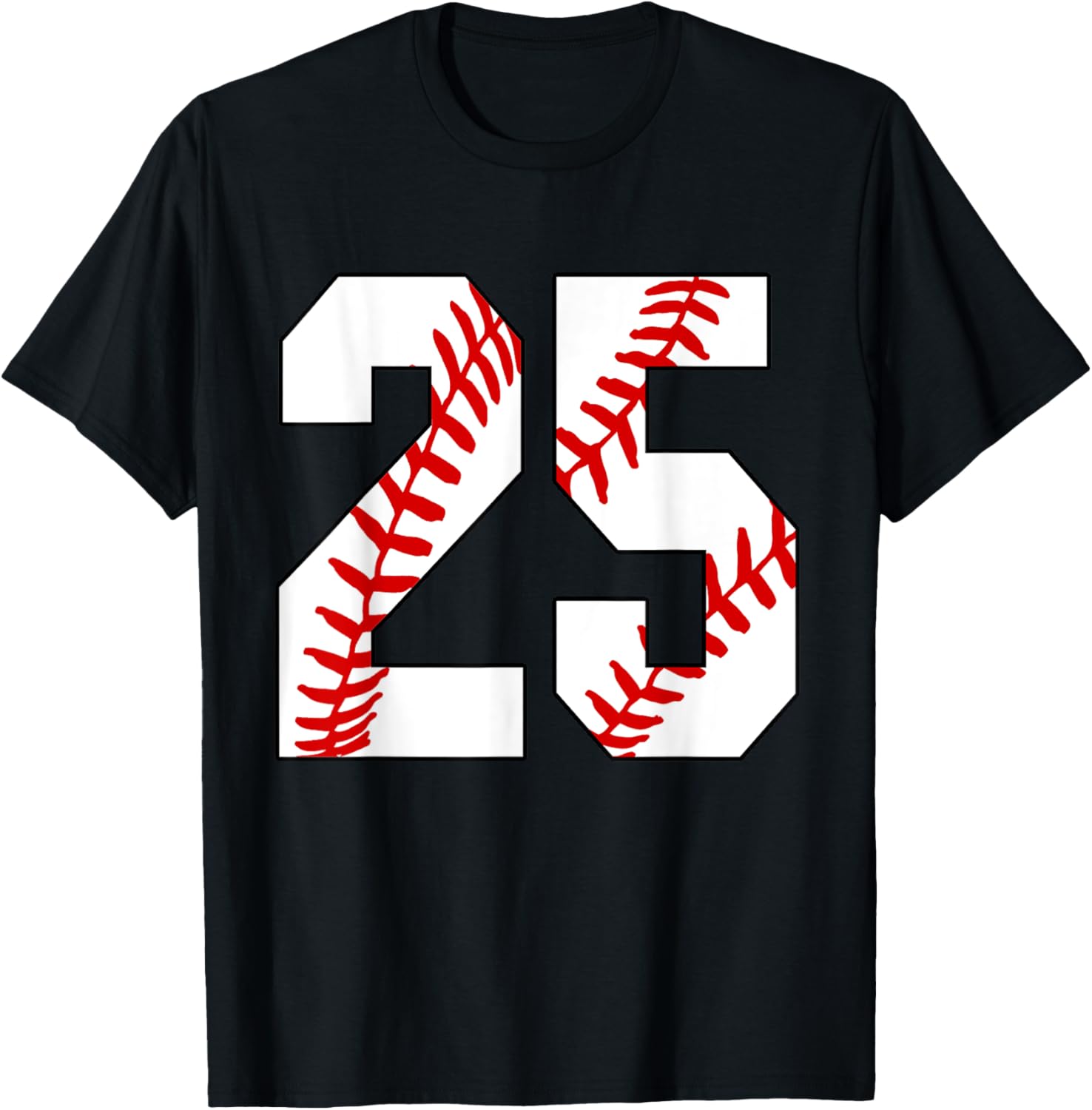 #25 Baseball Twenty-Five Player Baseball Number 25