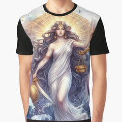 Libra Zodiac Graphic T-Shirt