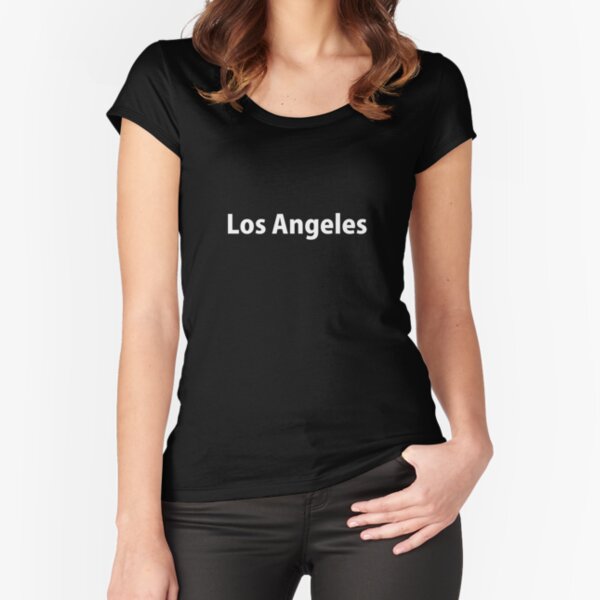 Los Angeles - Cities and Countries Collection by Billy Bernie Fitted Scoop T-Shirt