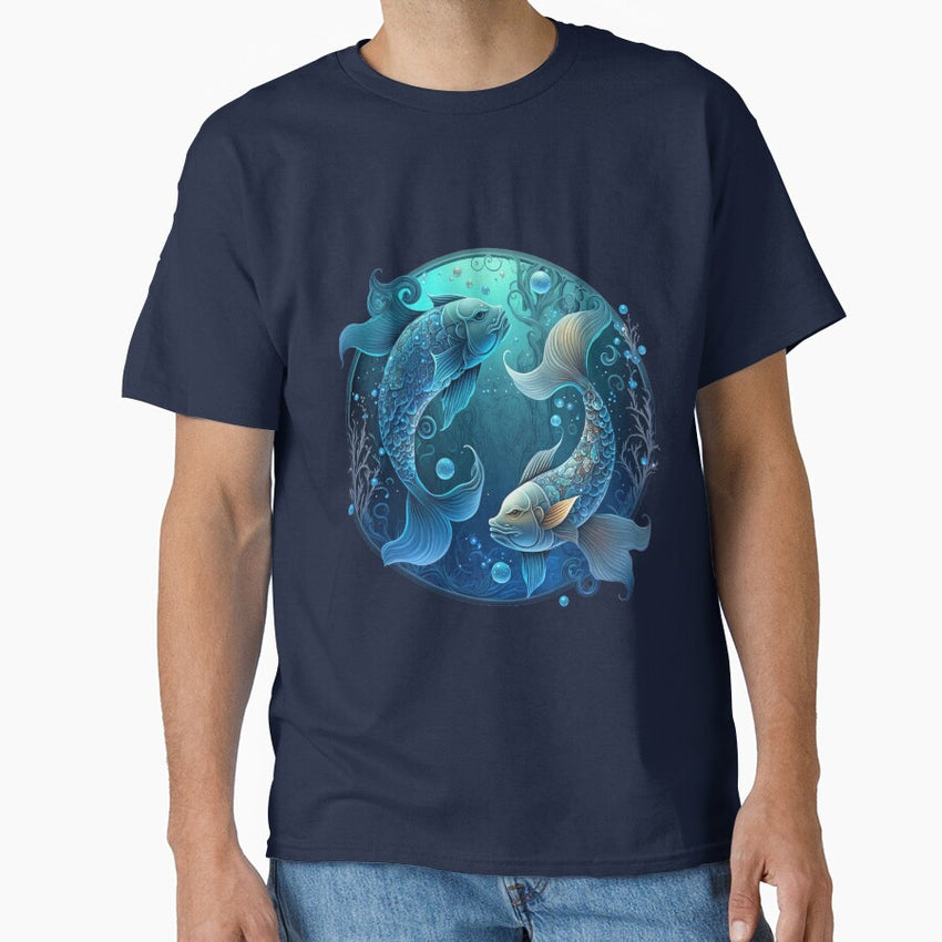 Pisces t-shirt Design Classic T-Shirt