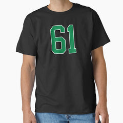 61 number, green lucky sports sixty one Classic T-Shirt