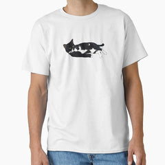 Tuxedo Cat Lounging Classic T-Shirt