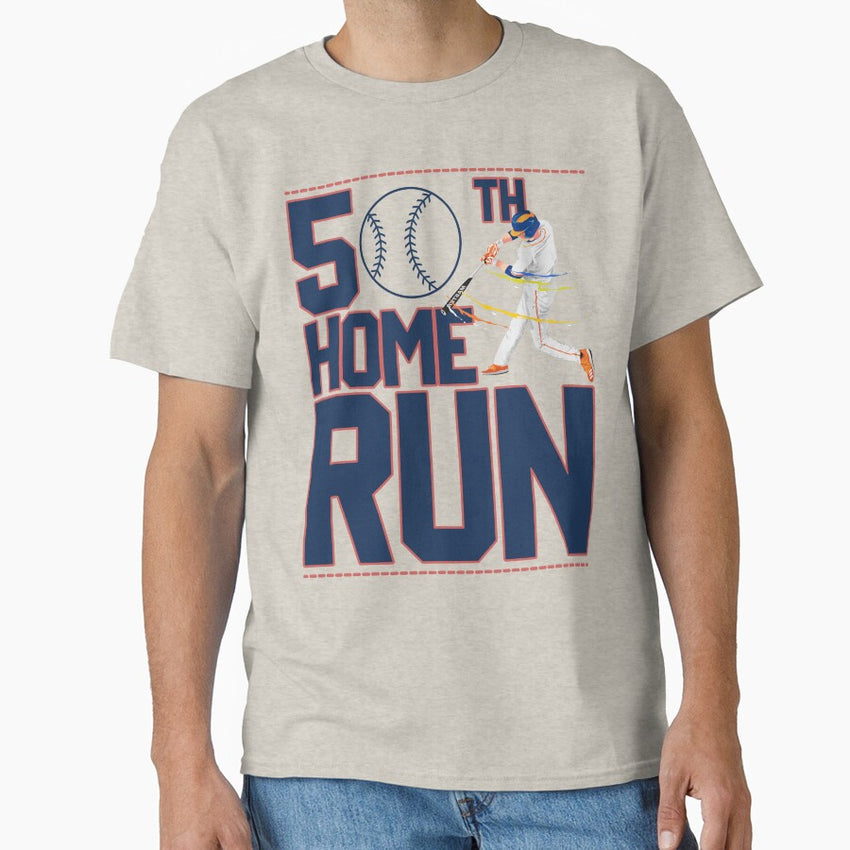 50th Home Run / Baseball / 50th Birthday Classic T-Shirt