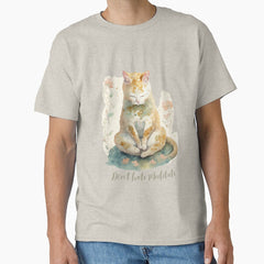 Yoga Cat Dont hate Meditate 08 Classic T-Shirt