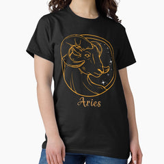 Aries, The Ram-Zodiac Sign.Version 4. Classic T-Shirt