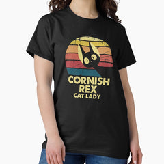 Cornish Rex cat mom Classic T-Shirt