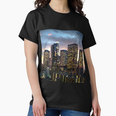 Los Angeles Skyline California Sunset CA Classic T-Shirt