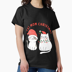Cat Mom Christmas Design Classic T-Shirt