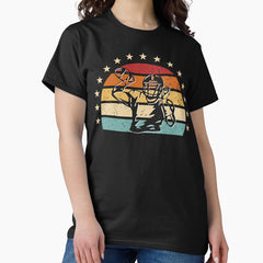 Vintage American Football Lover Player Gift Classic T-Shirt