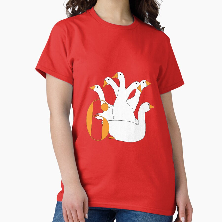6 Geese Laying Classic T Shirt