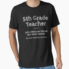 5Th Grade Teacher Definition Men Essential T Shirt
