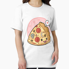 Cute Kawaii Pizza Essential T-Shirt