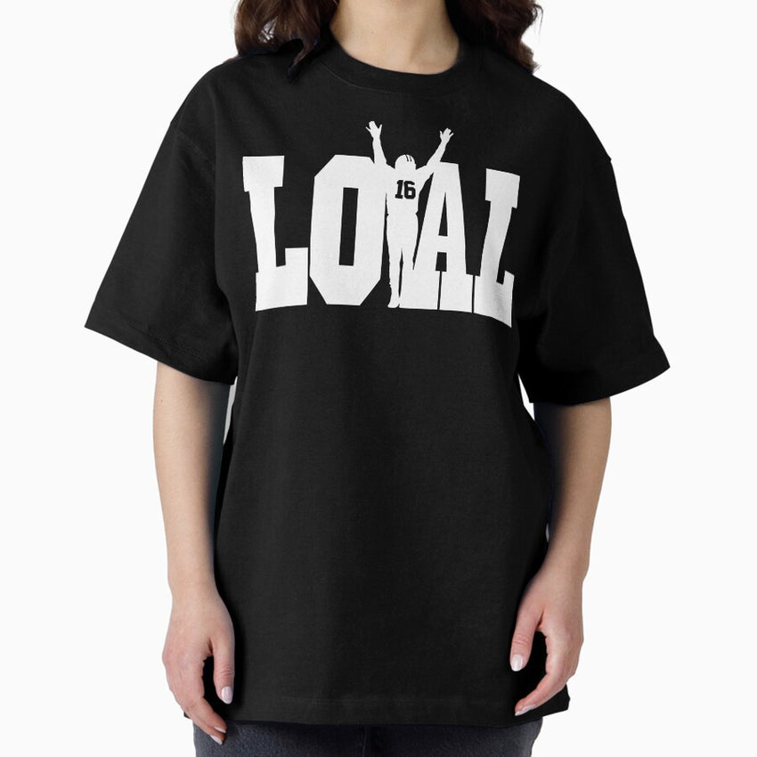 49er Loyal: A Joe Montana Tribute Design Oversized T-Shirt