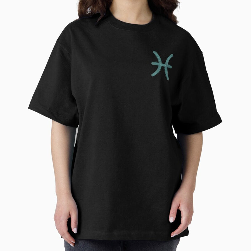 pisces symbol Oversized T-Shirt