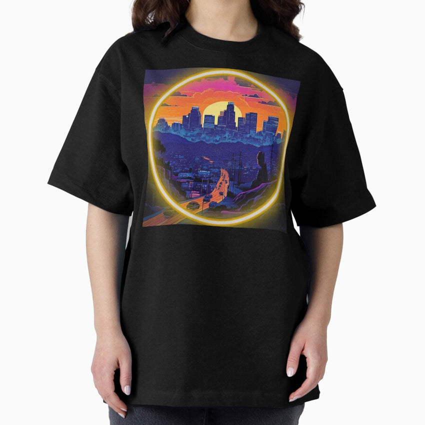 Dreamy Road to LA Oversized T-Shirt