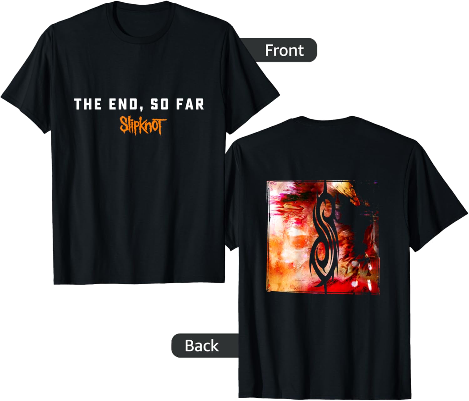 Slipknot Official Logo T-Shirt - Unisex-Adults & Youth, Black, Short Sleeve, Crew Neck, Classic Fit, Cotton, Polyester, Music, Casual, Iconic Slipknot Logo Design