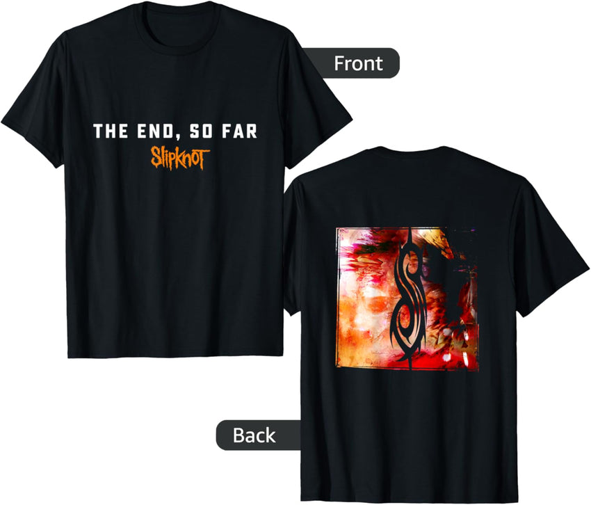 Slipknot Official Logo T-Shirt - Unisex-Adults & Youth, Black, Short Sleeve, Crew Neck, Classic Fit, Cotton, Polyester, Music, Casual, Iconic Slipknot Logo Design