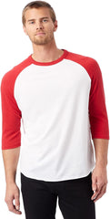 Alternative Men's Baseball Tee, Keeper Crewneck Raglan Shirt