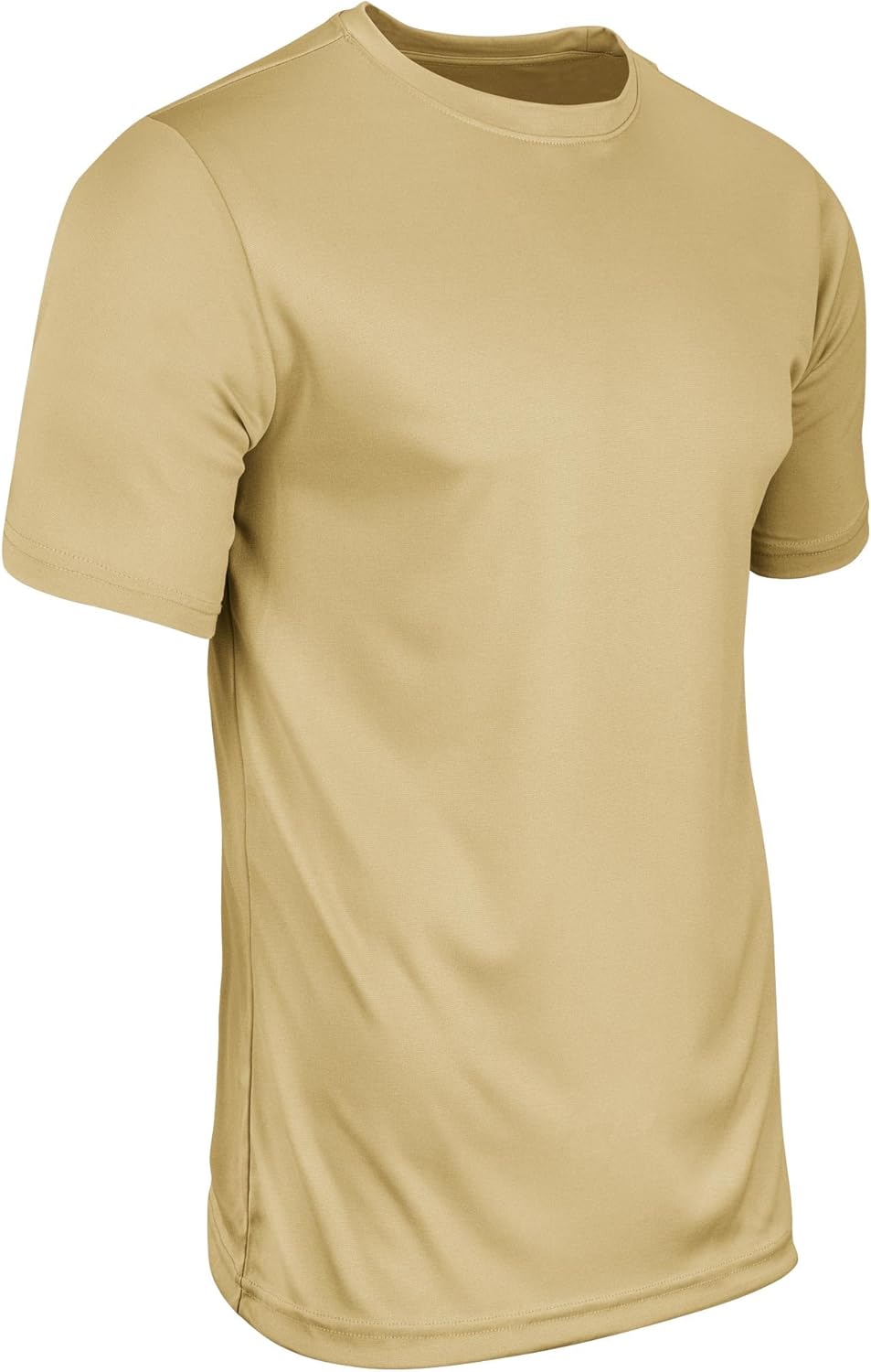 Champro Men's Vision Lightweight Polyester T-Shirt Jersey, Vegas Gold, Small