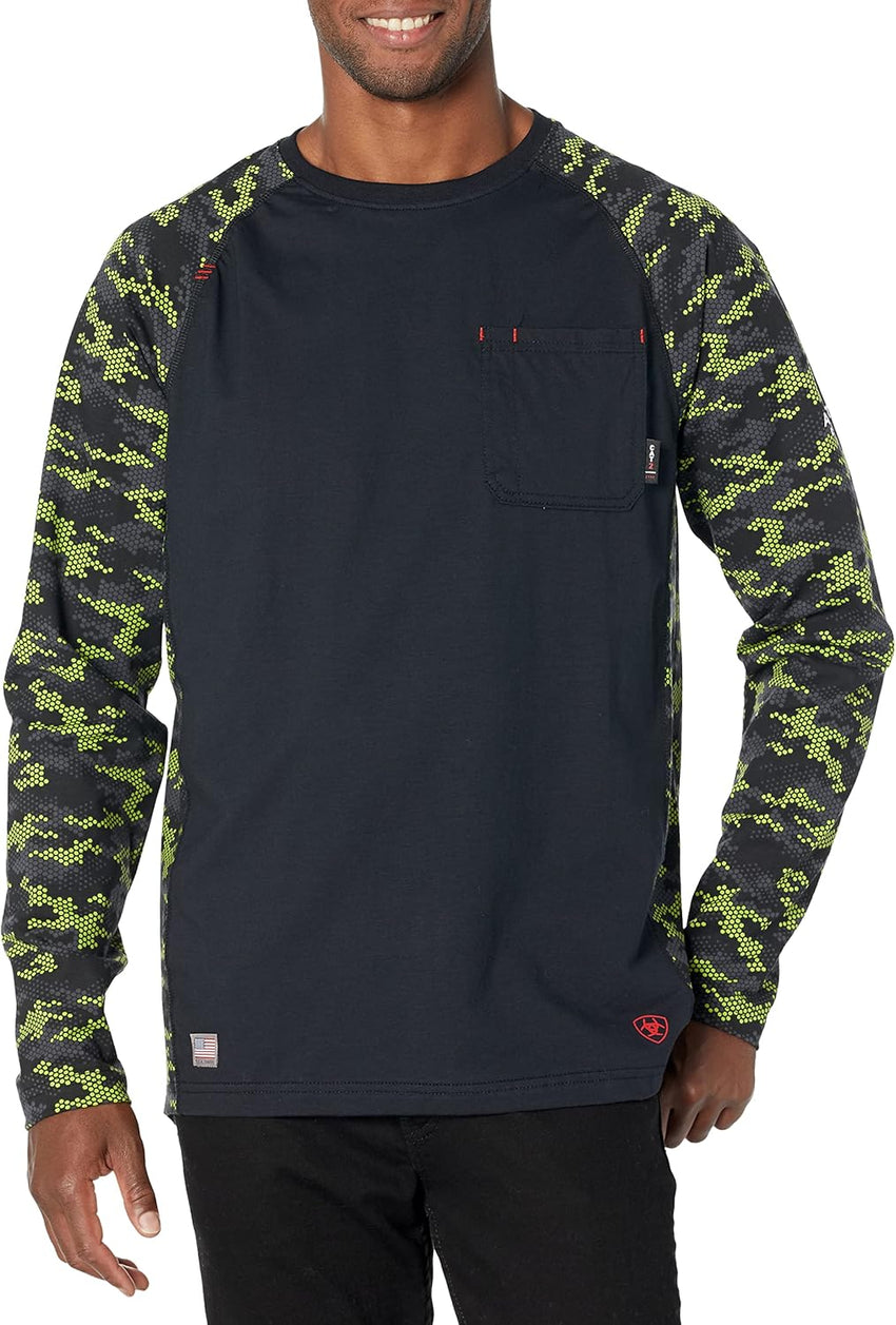 Ariat Men's FR AC Stretch Camo Baseball
