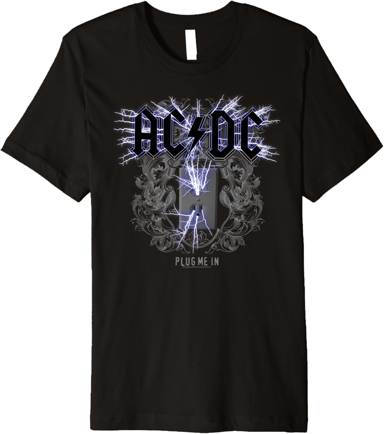 AC\/DC Plug Me In Lightning Filigree Premium