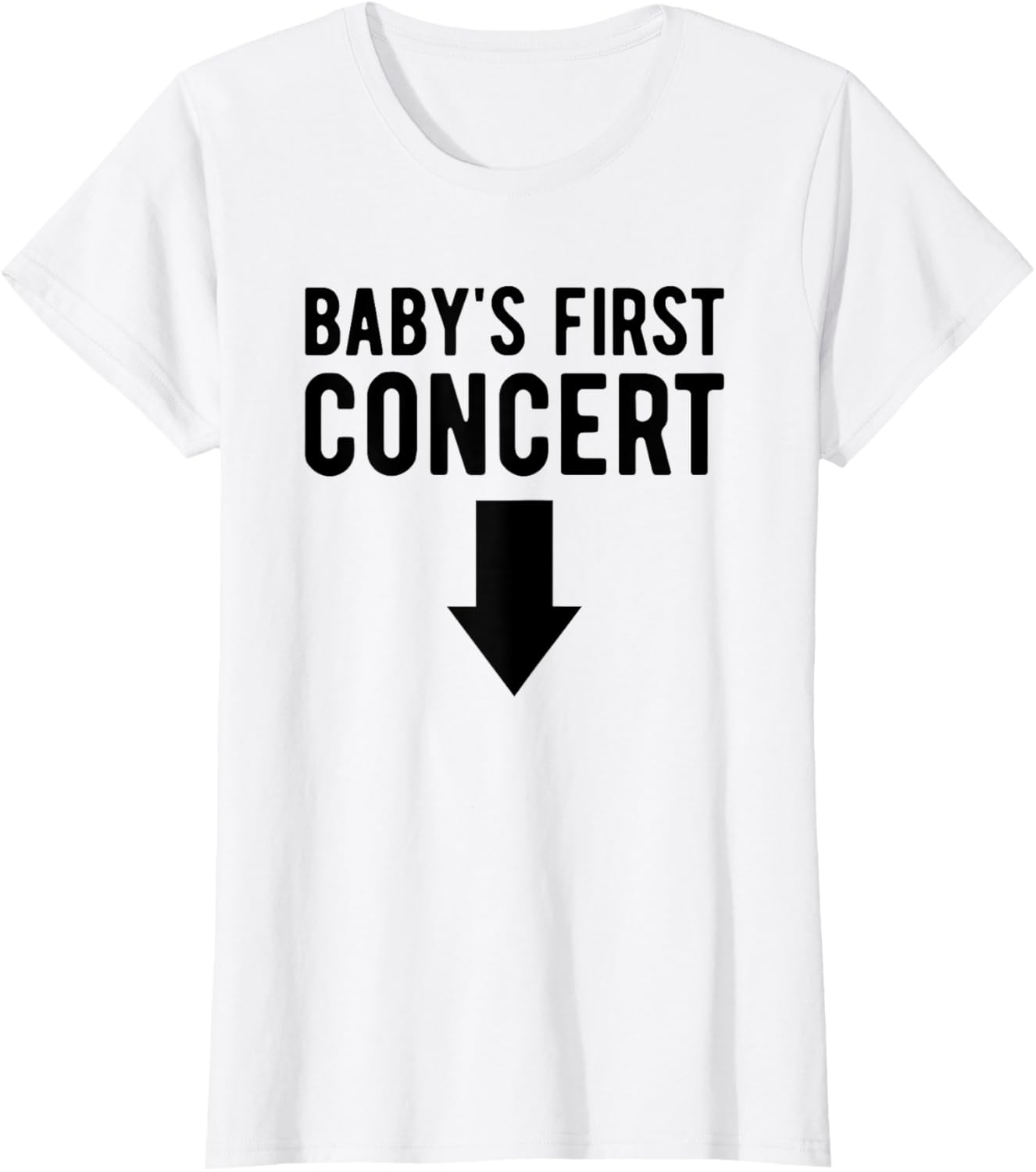 Baby's First Concert Mom To Be Funny Baby Shower Pregnancy