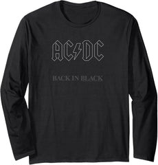AC\/DC - Back in Black Album Artwork Long Sleeve