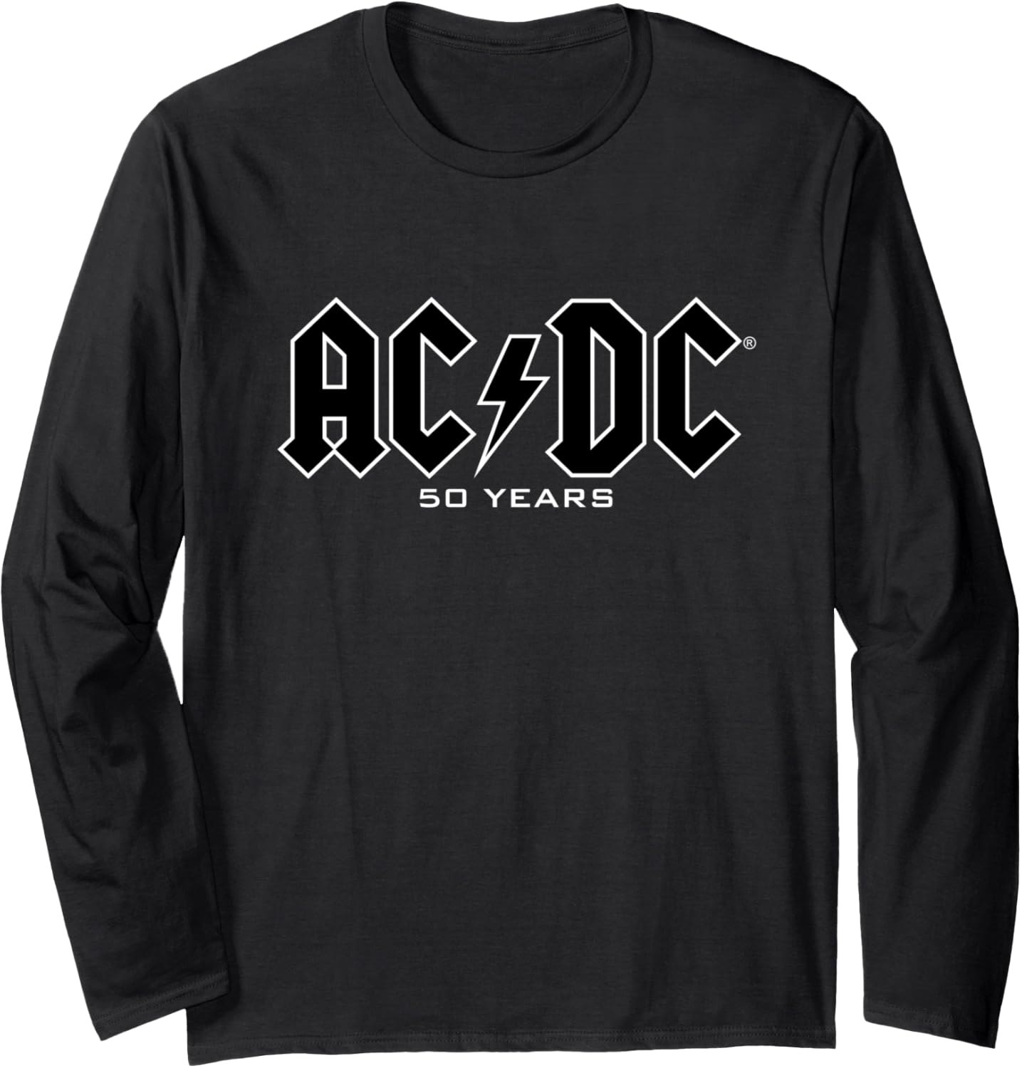 AC\/DC - History of Logos 50 Years Long Sleeve