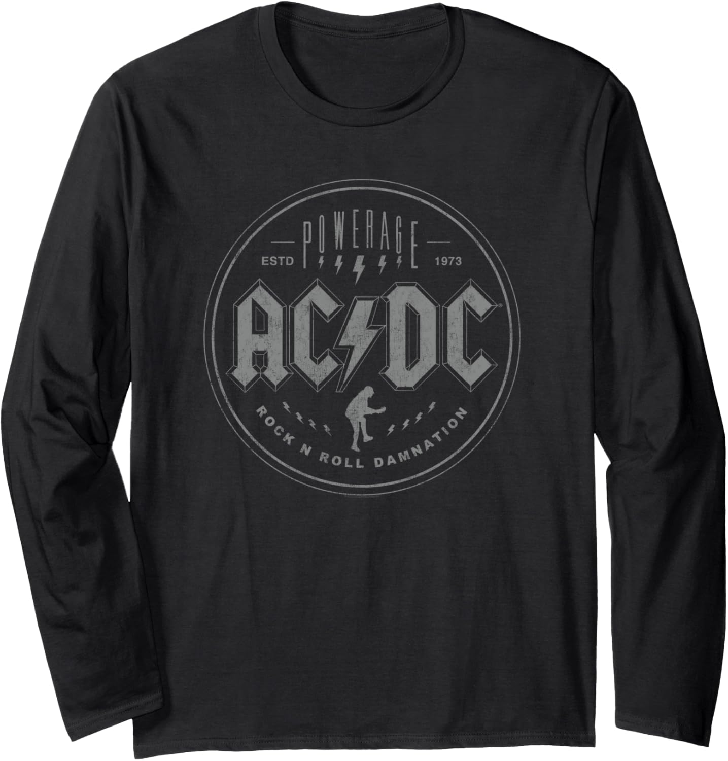 AC\/DC Rock Music Band Rock N Roll Damnation Long Sleeve