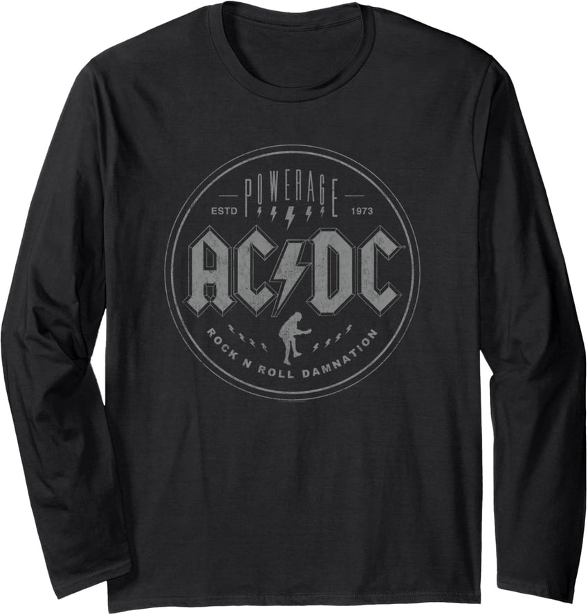 AC\/DC Rock Music Band Rock N Roll Damnation Long Sleeve