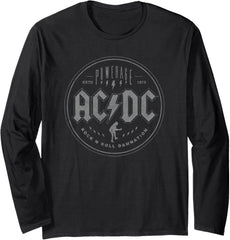 AC\/DC Rock Music Band Rock N Roll Damnation Long Sleeve