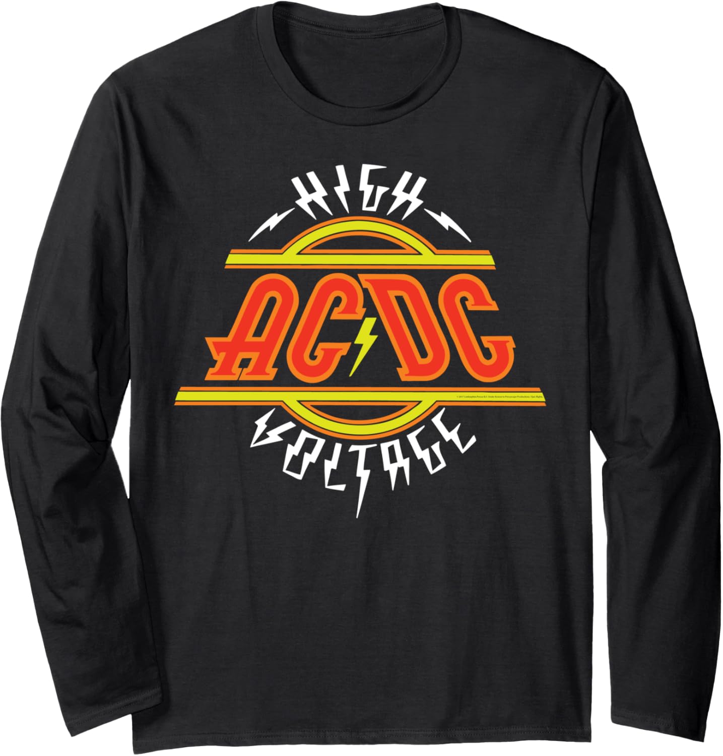 AC\/DC - High Voltage Red Logo Long Sleeve