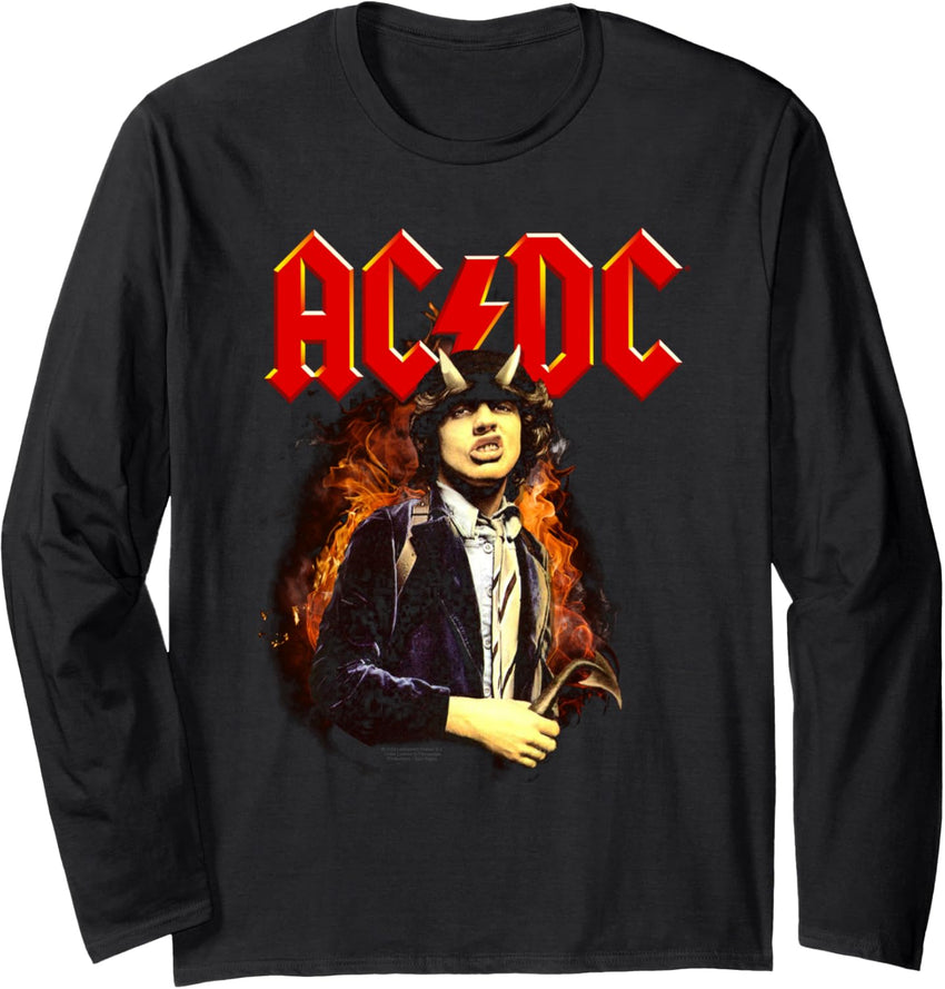 AC\/DC Rock Music Band Angus Highway To Hell Long Sleeve