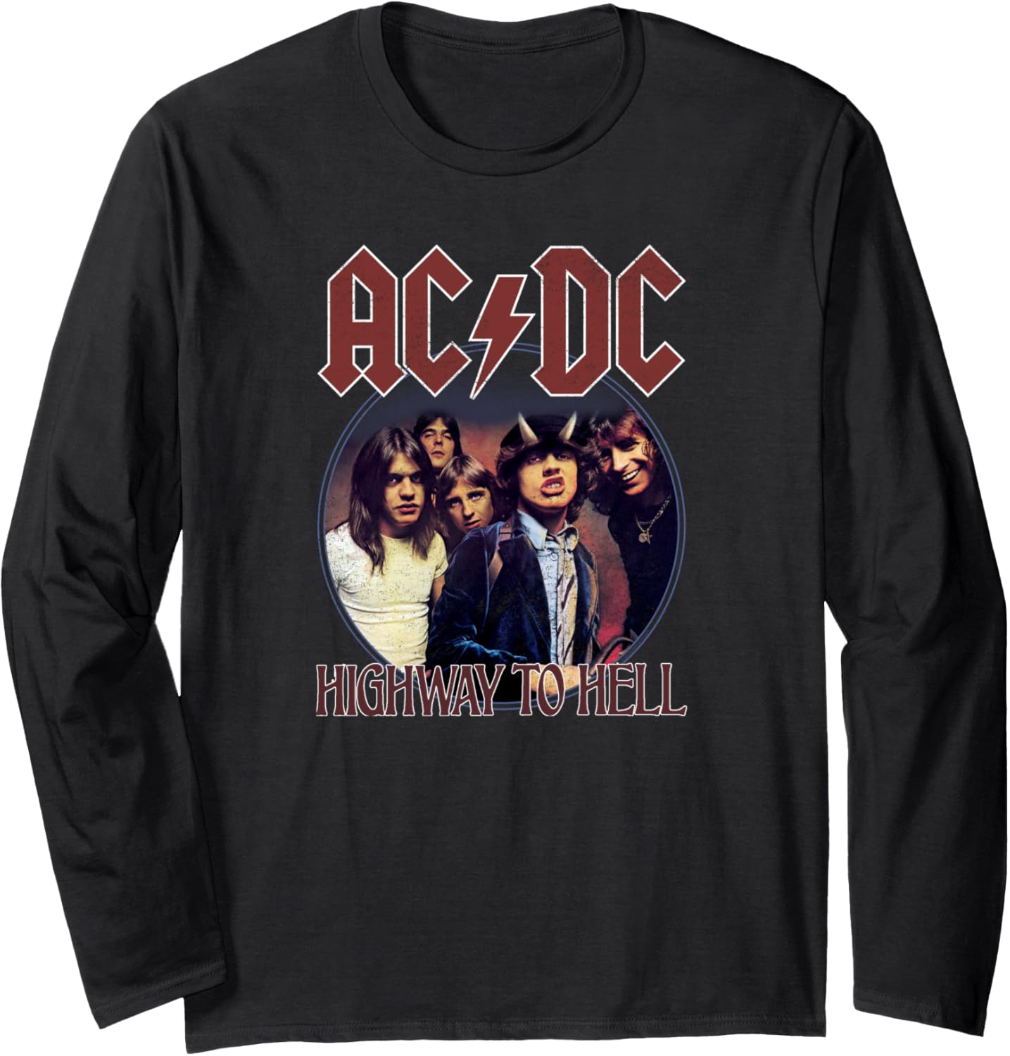 AC\/DC Rock Music Band Highway To Hell Circle Long Sleeve
