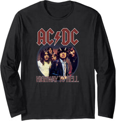 AC\/DC Rock Music Band Highway To Hell Circle Long Sleeve