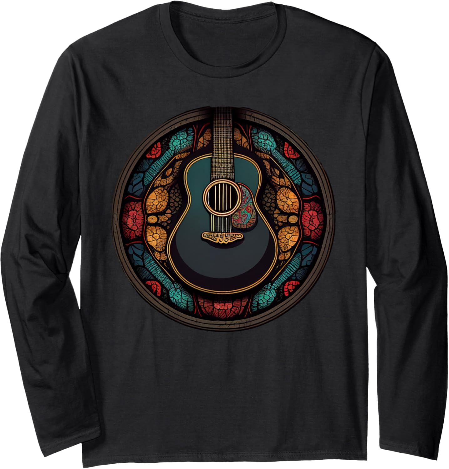 Acoustic Guitar for Acoustic Guitarist Musician Guitarists Long Sleeve