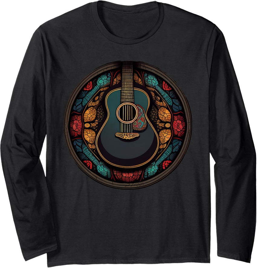 Acoustic Guitar for Acoustic Guitarist Musician Guitarists Long Sleeve