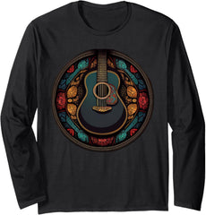 Acoustic Guitar for Acoustic Guitarist Musician Guitarists Long Sleeve