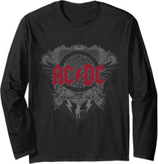 AC\/DC Rock Music Band Black Ice with Red Long Sleeve