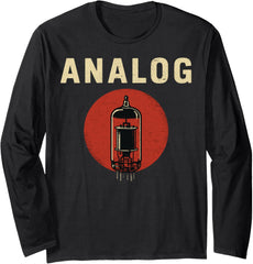 Analog Vacuum Tube Synth Retro Music Tech Music Lover Long Sleeve