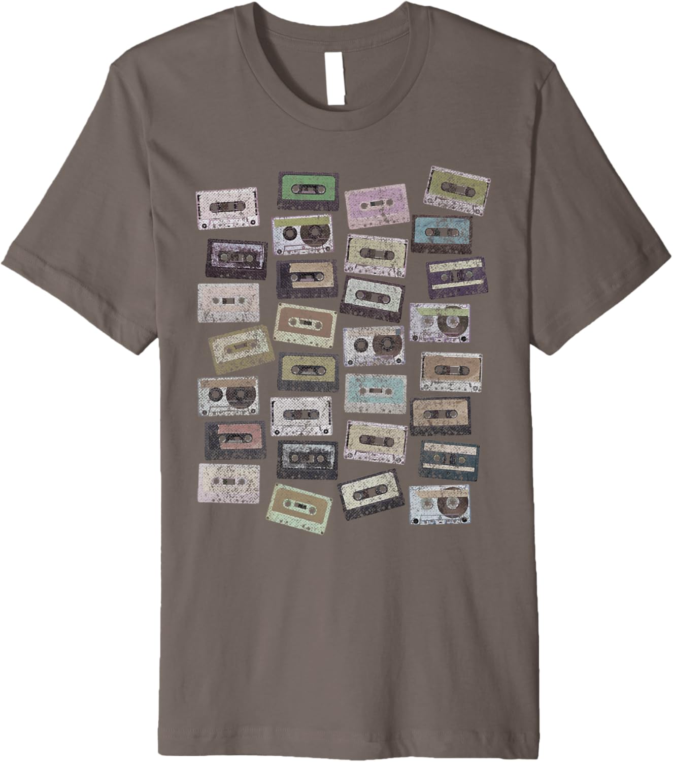 80s Cassette Tape Music DJ, Ultra Distressed Style Graphic Premium