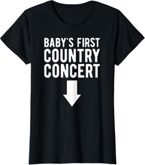 Baby's First Country Concert Mom To Be Funny Pregnancy