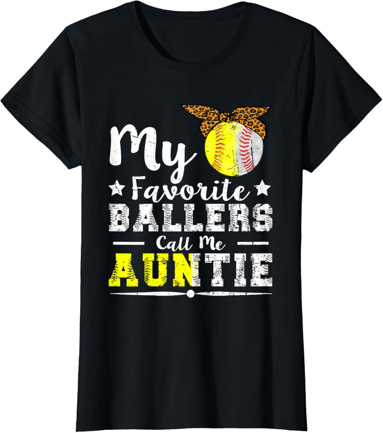 Ballers Design for a Auntie of baseball and softball player