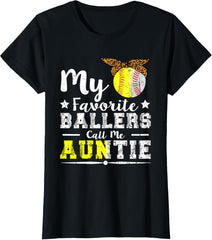 Ballers Design for a Auntie of baseball and softball player