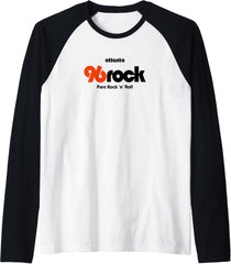 96 Rock Atlanta Raglan Baseball Tee