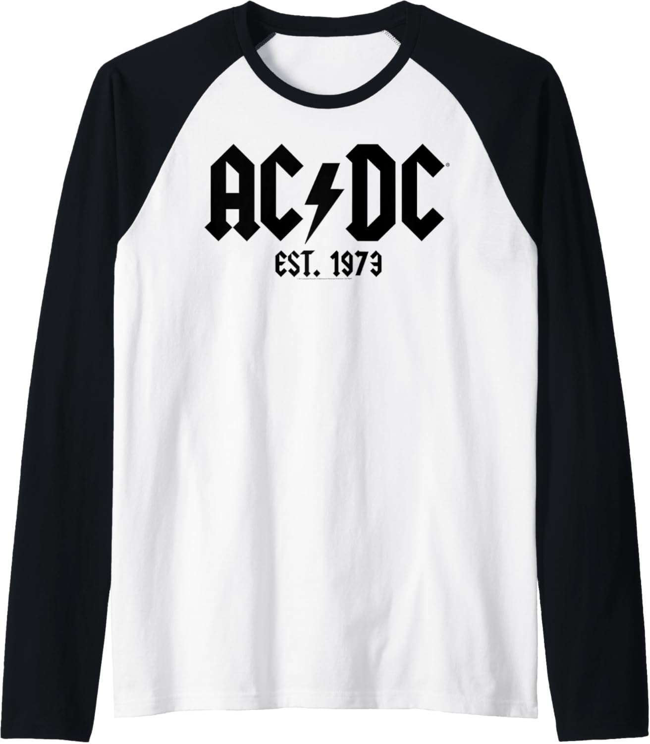 AC\/DC - Let There Be Rock Raglan Baseball Tee
