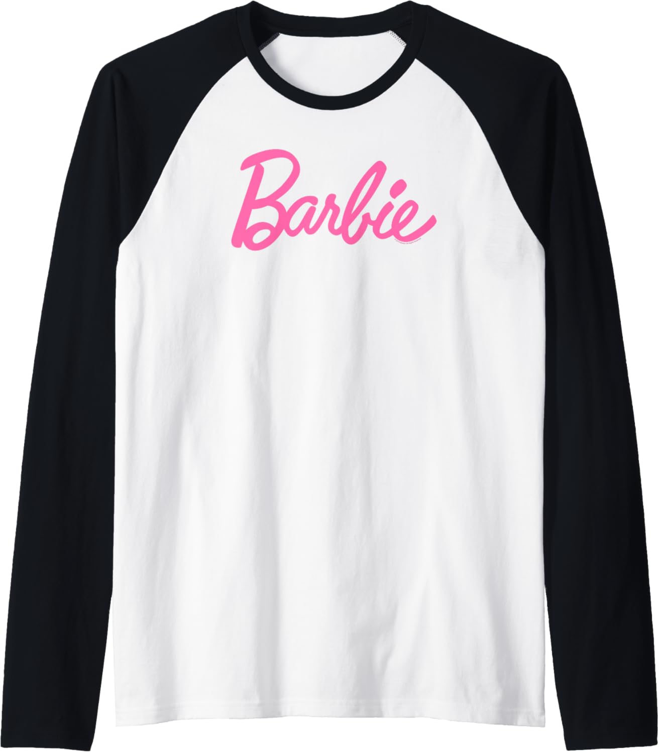 Barbie - Classic Barbie Logo Raglan Baseball Tee