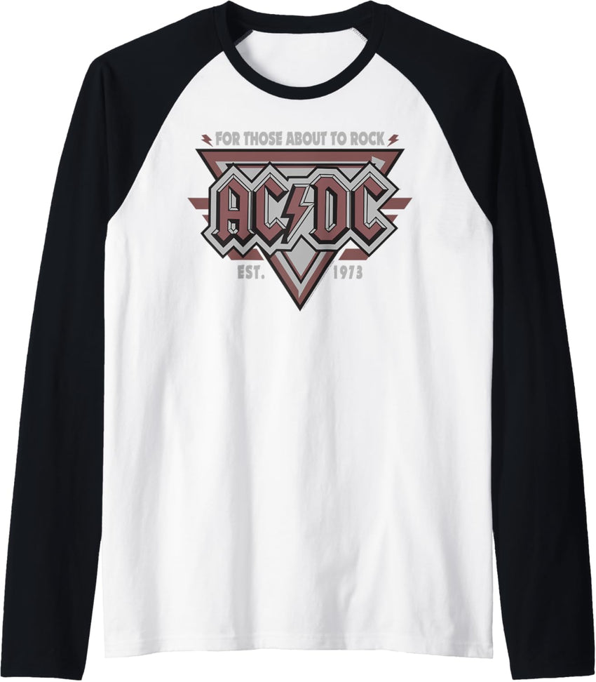 AC\/DC - Est. 1973 Raglan Baseball Tee