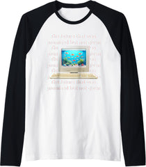Frutiger Aero Aesthetic Tech The Future That Was Promised Raglan Baseball Tee