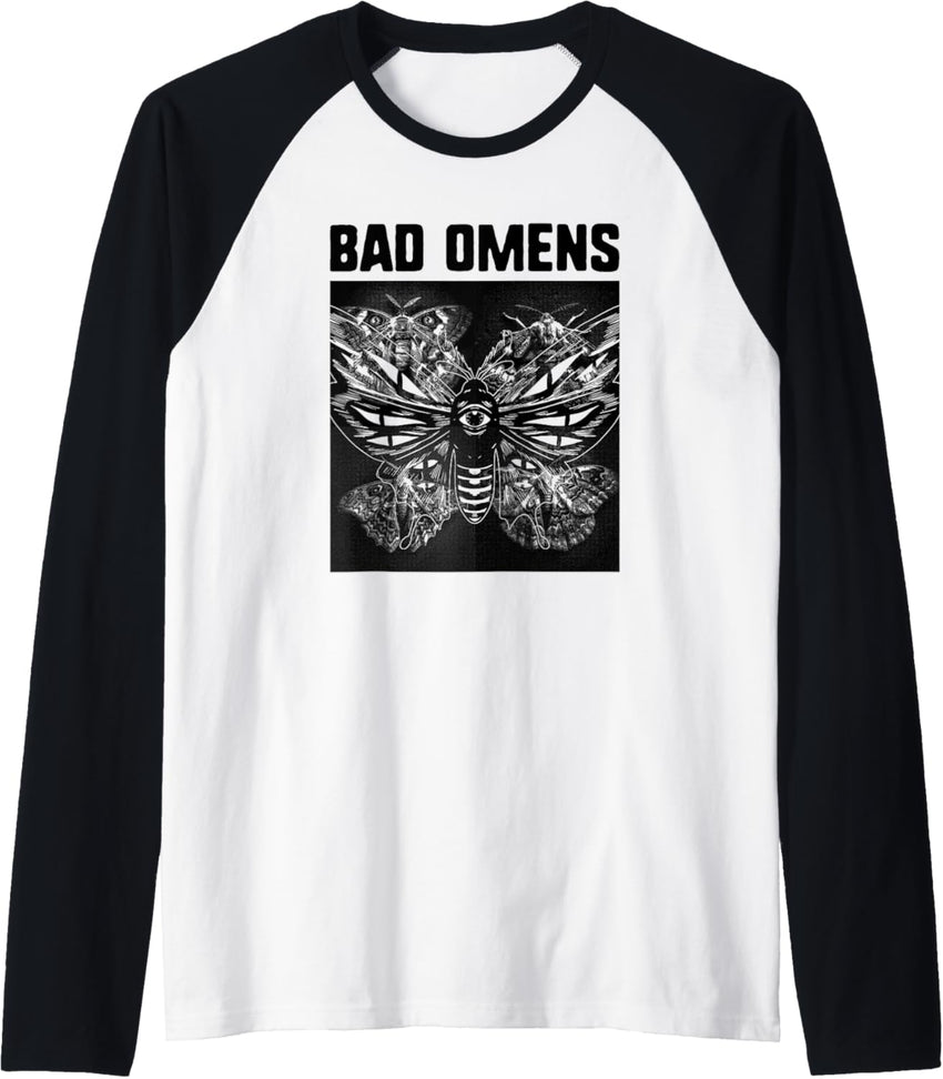 Bad Omens Moth Bad Omens Raglan Baseball Tee
